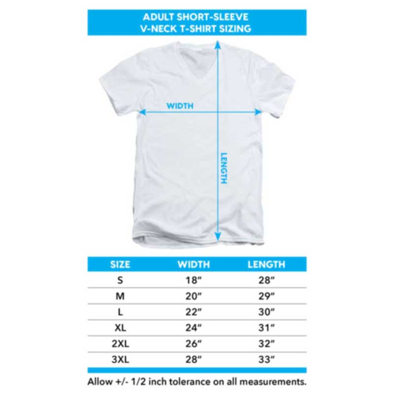 V-Neck YES T-Shirt, Vintage Logo