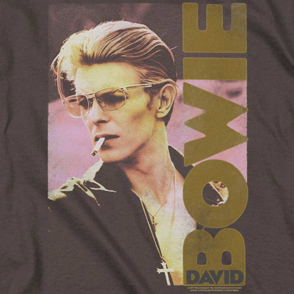 Premium DAVID BOWIE T-Shirt, Smoking