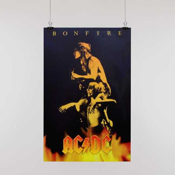 AC/DC Gorgeous Poster, Bonfire