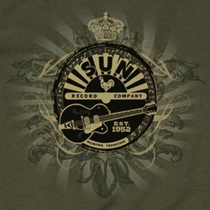 SUN RECORDS Impressive T-Shirt, Rock Heraldry