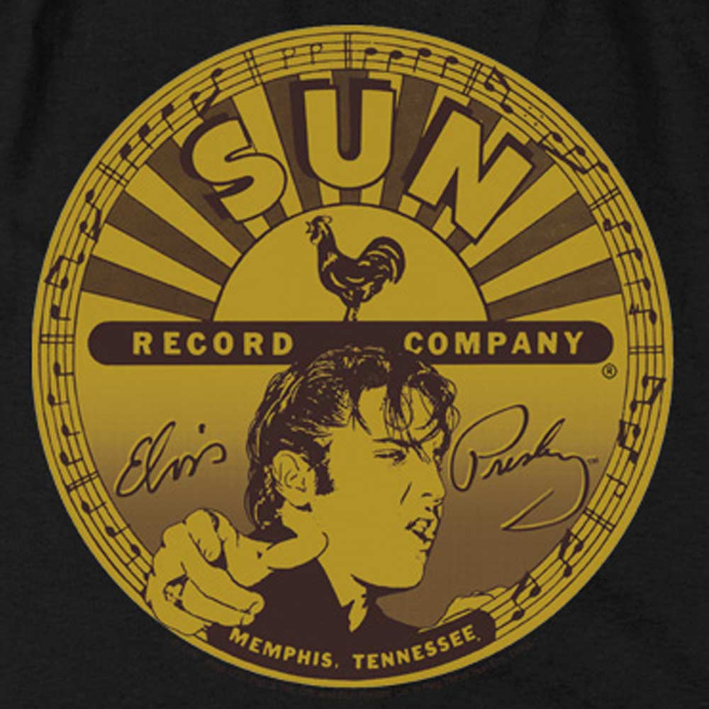 SUN RECORDS Impressive T-Shirt, Elvis Label