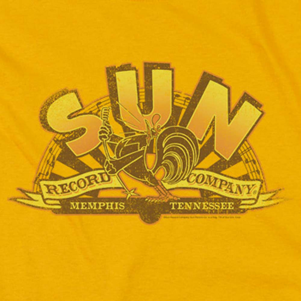 SUN RECORDS Impressive T-Shirt, Rockin Rooster Logo