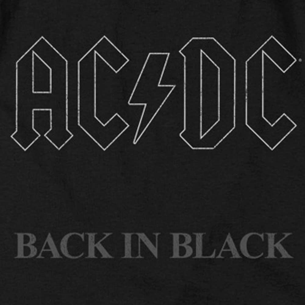Ac dc back shop in black shirt