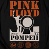 V-Neck PINK FLOYD T-Shirt, Pompeii 1972