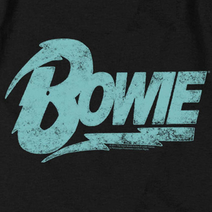 DAVID BOWIE Impressive T-Shirt, Distressed Logo