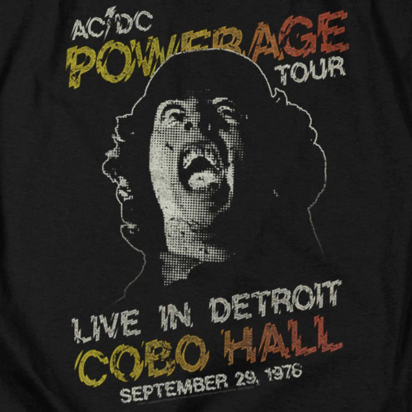 Women Exclusive AC/DC T-Shirt, Powerage Tour 1978