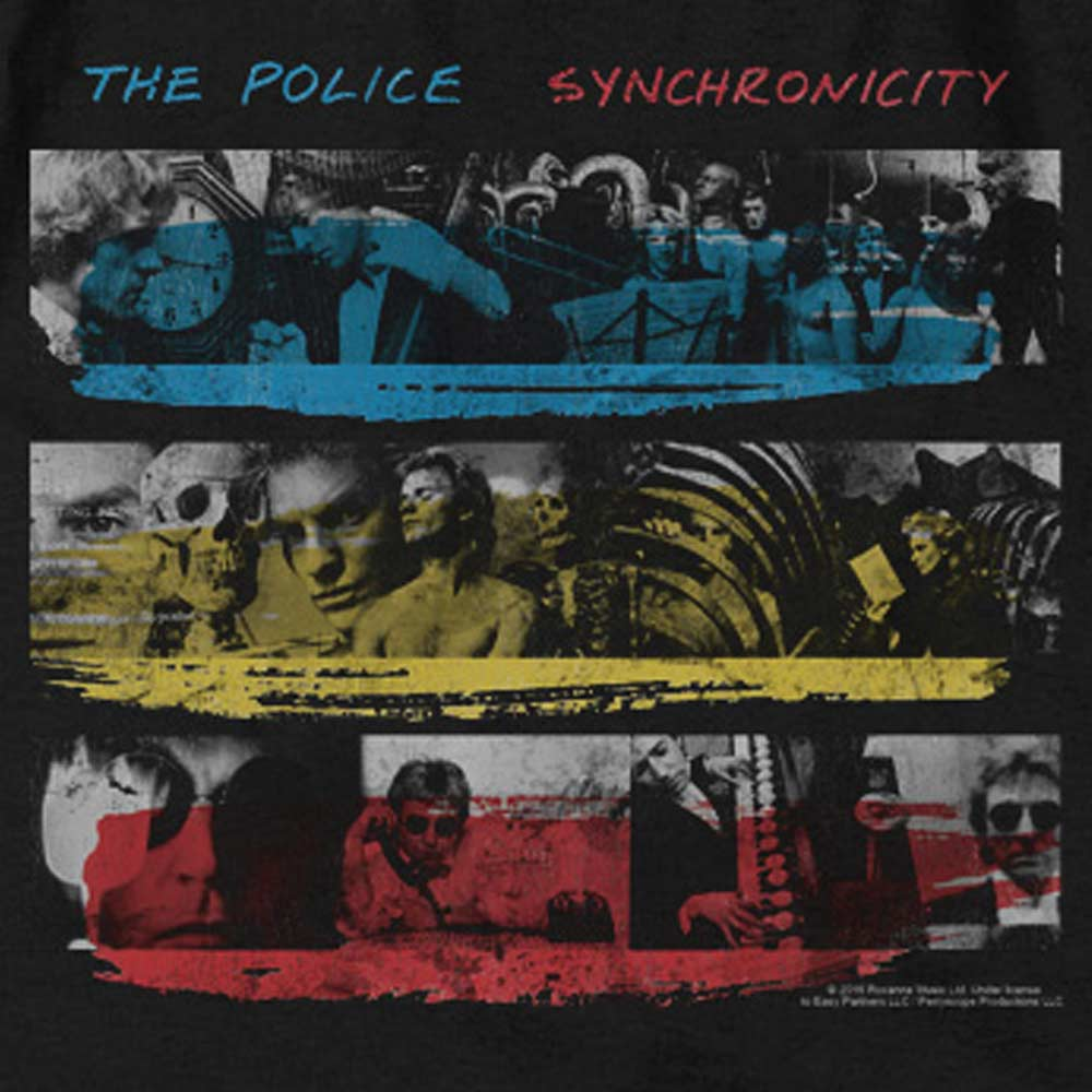 Women Exclusive THE POLICE T-Shirt, Synchronicity