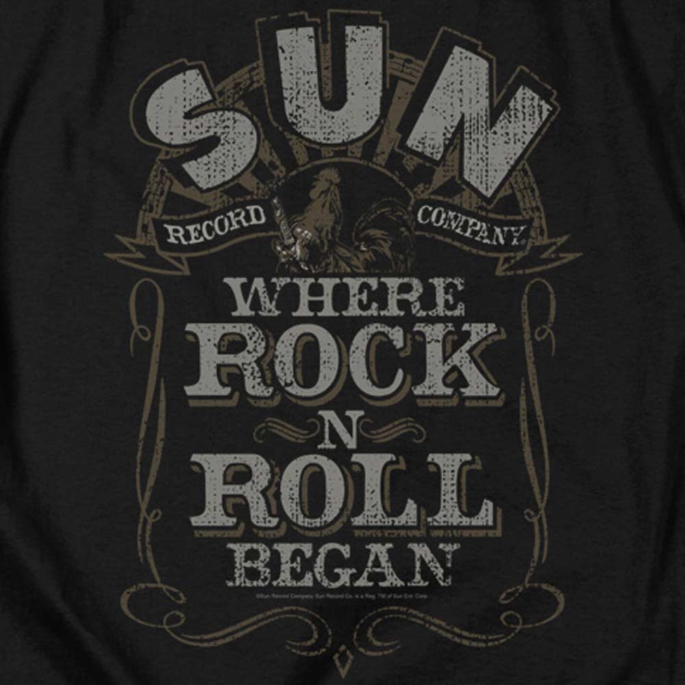 Women Exclusive SUN RECORDS T-Shirt, Where Rock Began Label