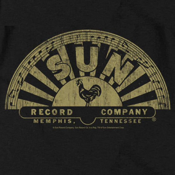 SUN RECORDS Deluxe Sweatshirt, Tattered Logo