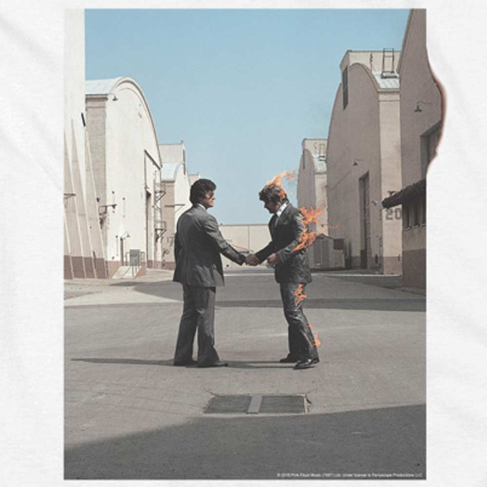 PINK FLOYD Impressive White T-Shirt, Wish You Were Here