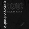 AC/DC Impressive Tank Top, Kanji Back in Black