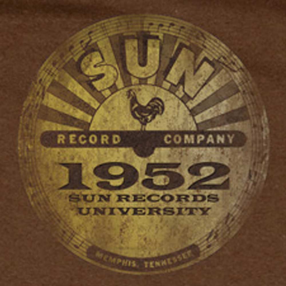 Sun Records Sun University Distressed Long Sleeve T-Shirt