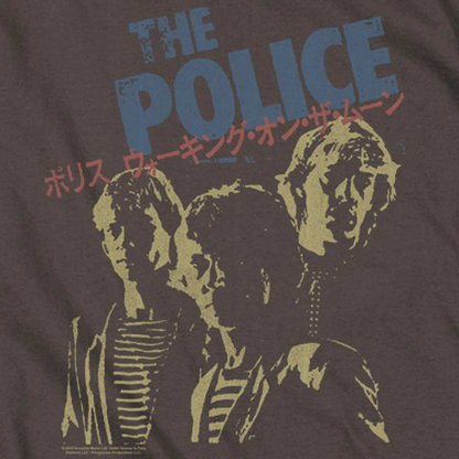 Premium THE POLICE T-Shirt, Japanese Poster