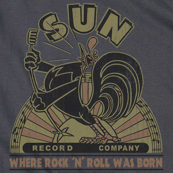 SUN RECORDS Impressive T-Shirt, Sun Rooster