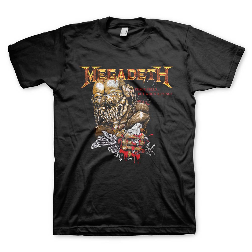 MEGADETH Top Tier T-Shirt, Peace Sells