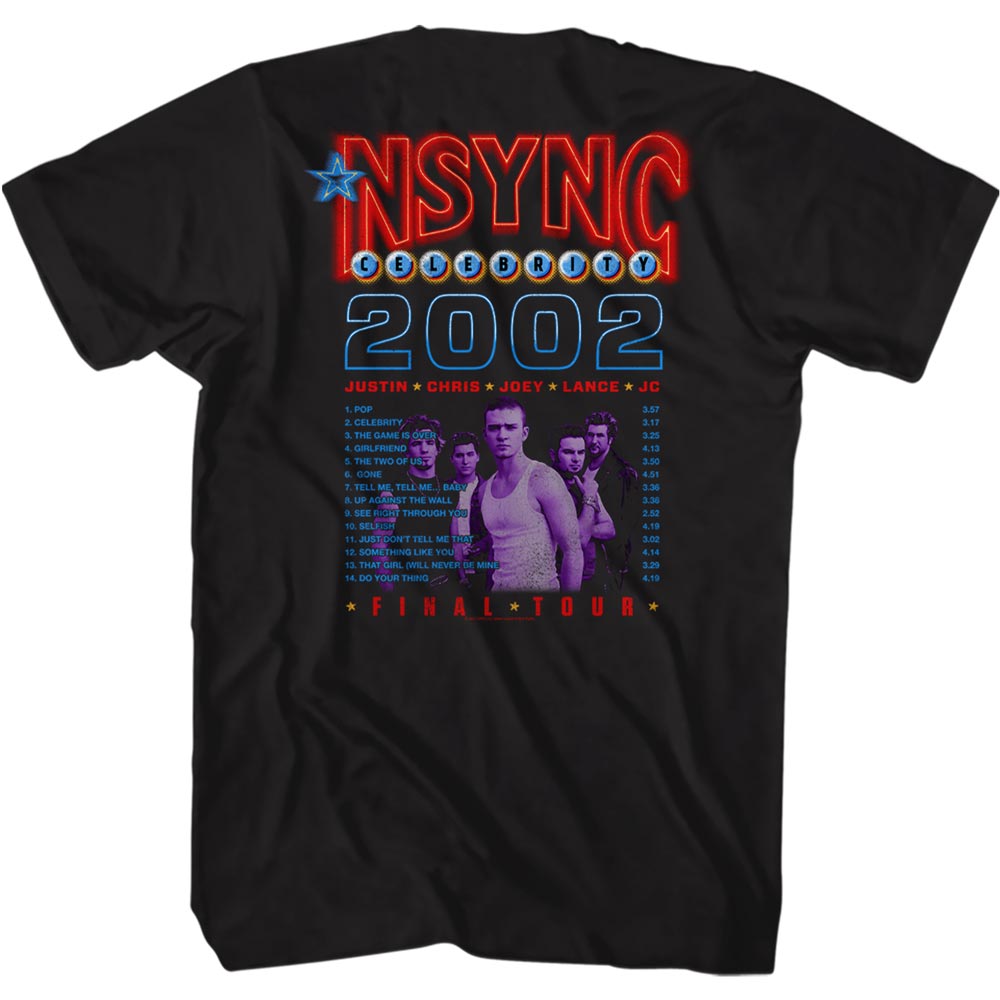 NSYNC Eye-Catching T-Shirt, Celebrity 2002