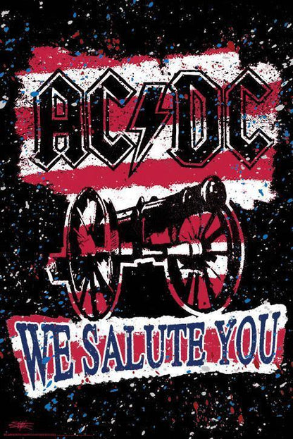 AC/DC Gorgeous Poster, We Salute You