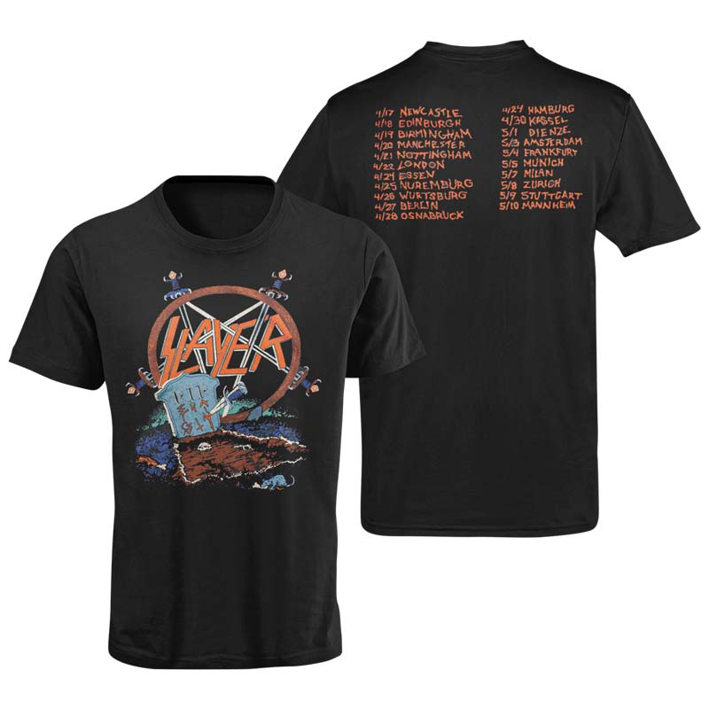 SLAYER Top Tier T-Shirt, Open Grave Tour