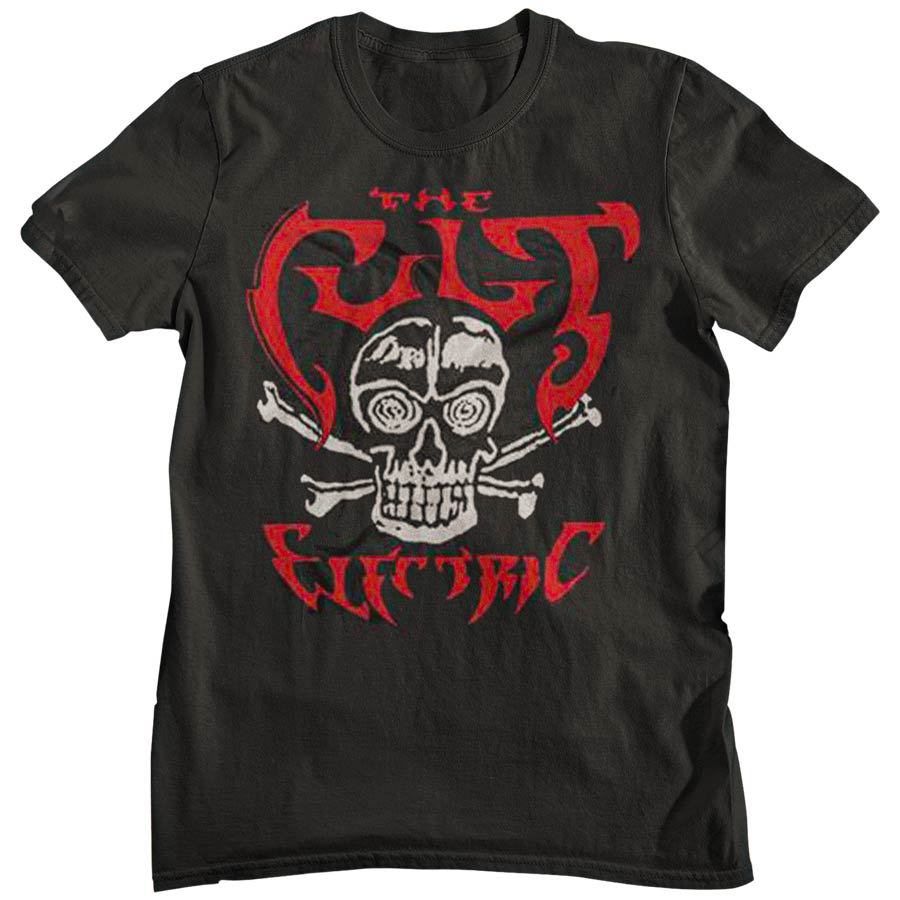 THE CULT Spectacular T-Shirt, Electric Skull