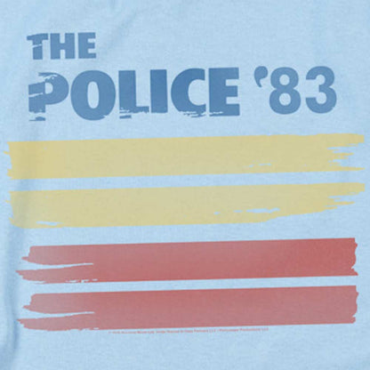 Premium THE POLICE Light Blue T-Shirt, 83