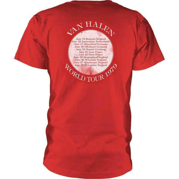 VAN HALEN Attractive T-Shirt, 1979 Tour